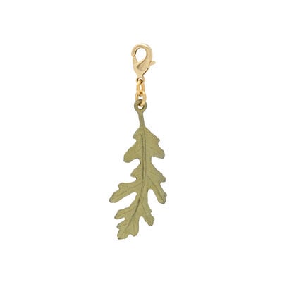 Oak leaf charm by Michael Michaud